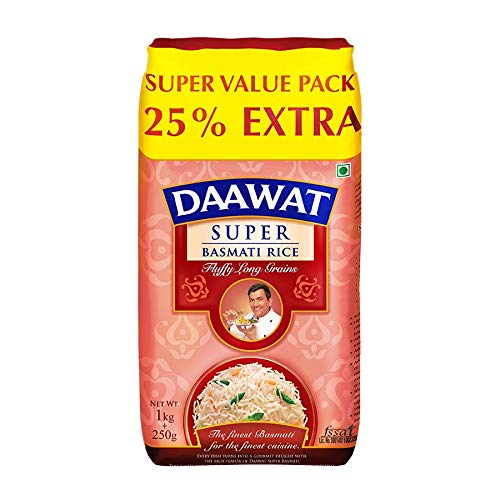 Daawat Super Basmati Rice 1.25Kg